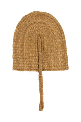 Ash Seagrass Decorative Fan 35 x 20 x 2cm for sale